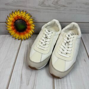 Madewell League Sneakers Washed Nubuck Cloud Linen Multi Athletic Shoes 9W/7.5M